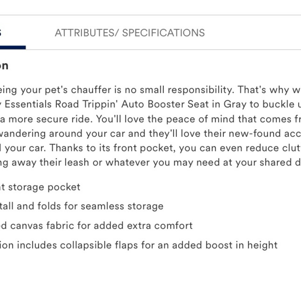 Petco car /booster seat for pets under 25 lbs - Picture 10 of 10